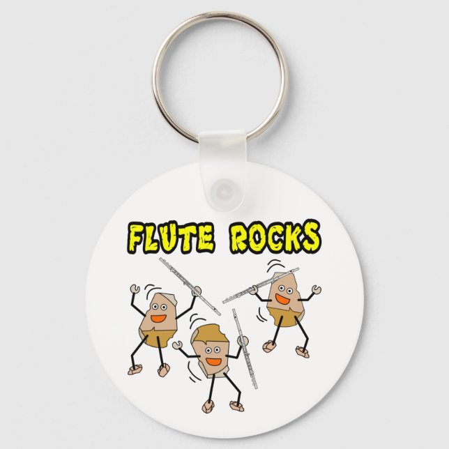 Chaveiro Flute Rocks (Frente)