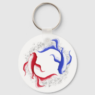 Chaveiro Fluxo Marcial Abstrato Yin Yang Arte Marcial