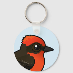 Chaveiro Flycatcher de Vermilion Cujo Canto