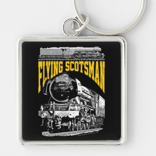 Chaveiro Flying Scotsman 1923 LNER Train. Steam Locomotive. (Frente)