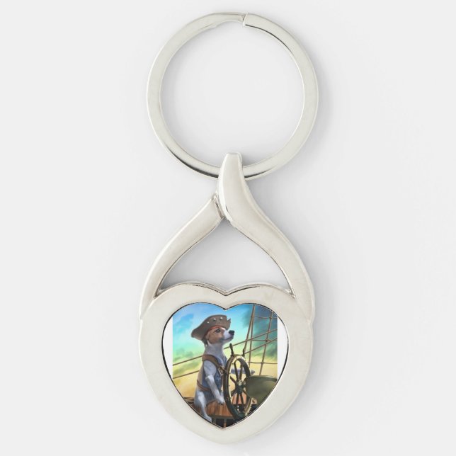 chaveiro fofo para amantes de cães (Frente)