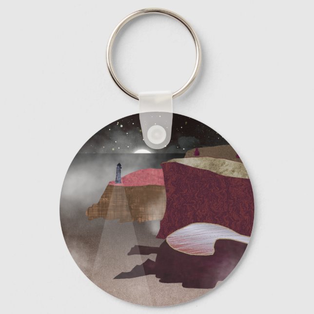 Chaveiro Foggy Lighthouse (Verso)