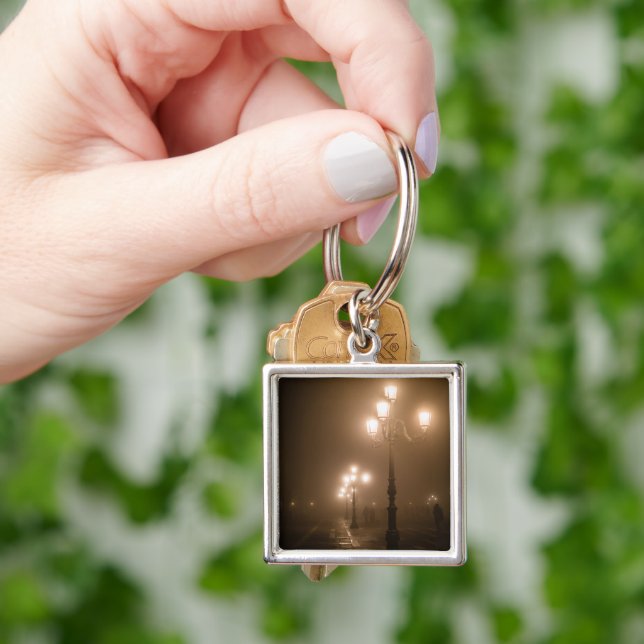Chaveiro Foggy Piazza San Marco, Veneza (Mão)