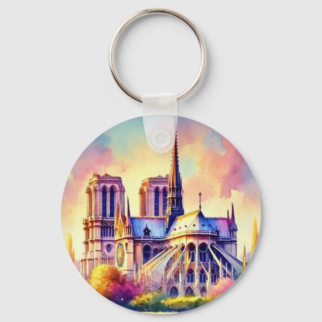 Chaveiro Fogo Notre-Dame (Frente)