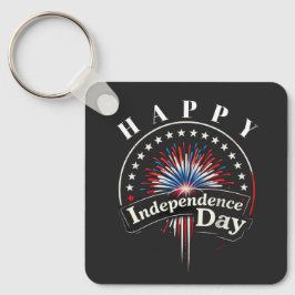 Chaveiro Fogos de artifício e estrelas do "Dia da Independê