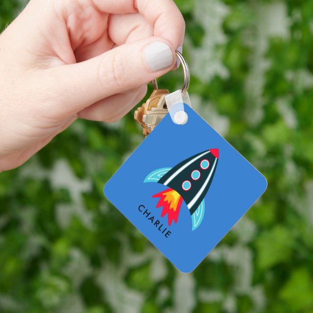 Chaveiro Foguete Espacial crianças (Mão)