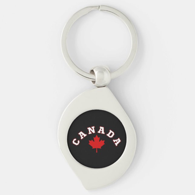 Chaveiro folha de bordo do Canadá (Frente)