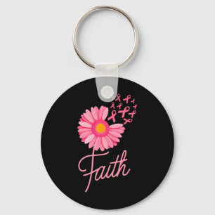 Chaveiro Folha rosa Banheira Cintilante Flor Faith Cancer d