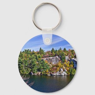 Chaveiro Folhagem de outono em torno do lago Minnewaska
