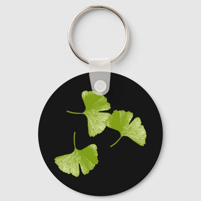 Chaveiro Folhas de Ginkgo (Frente)