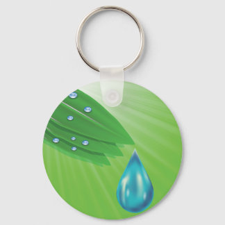 Chaveiro folhas verdes