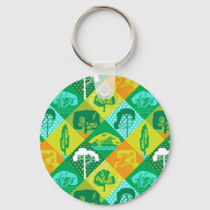 Chaveiro Folheto de floresta