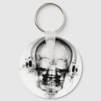 Chaveiro Fones de ouvido de Skeleton de Música de Raio X B&