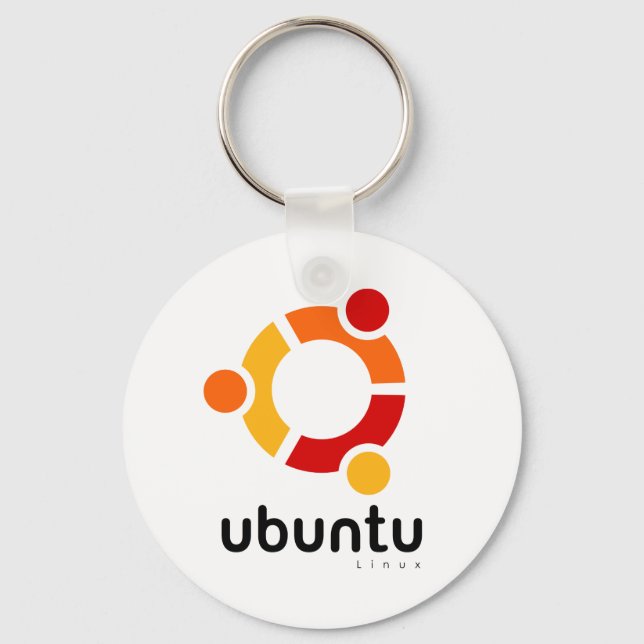 Chaveiro Fonte aberta do Ubuntu Linux (Frente)