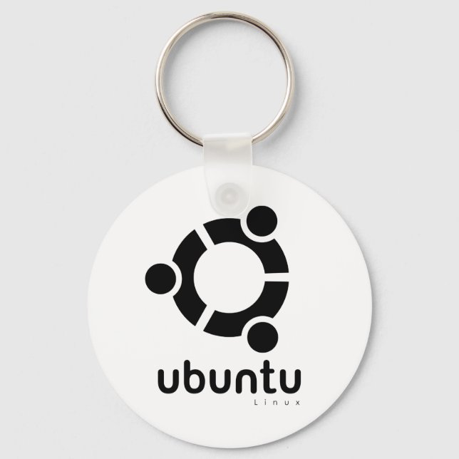 Chaveiro Fonte aberta do Ubuntu Linux (Frente)