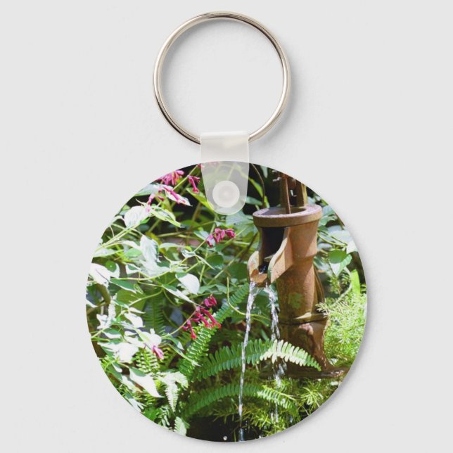 Chaveiro Fonte de Bomba de Ferro Antiga (Frente)