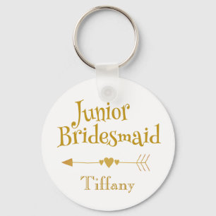 Chaveiro Fonte de Ouro do Junior Bridesmaid Gifts