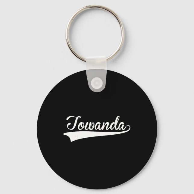 Chaveiro Fonte retrô vintage Towanda Sell (Frente)