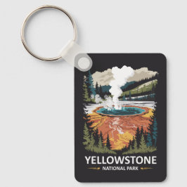 Chaveiro Fonte Termal do Parque Nacional de Yellowstone