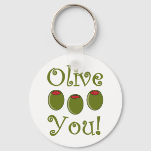Chaveiro Foodie Olive You
