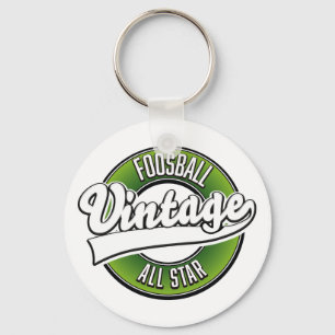 Chaveiro Foosball vintage com logotipo estelar