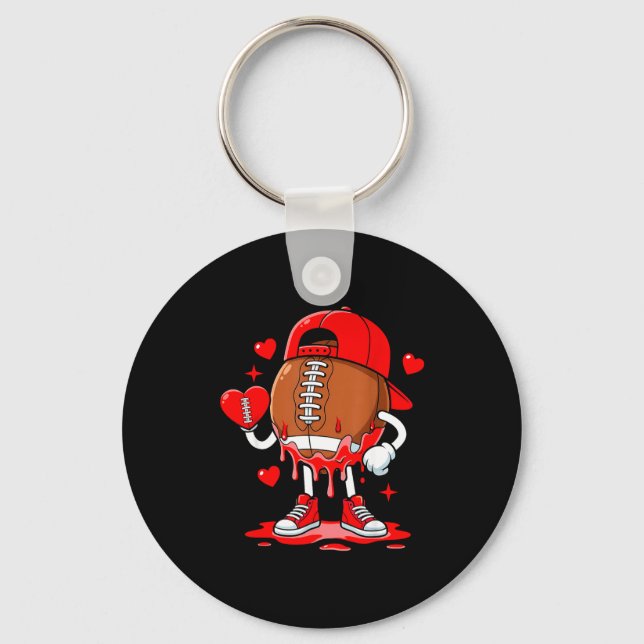 Chaveiro Football Ice Cream Valentine Dripng Game Day Men B (Frente)