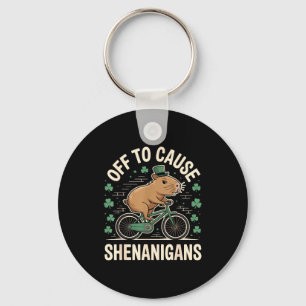 Chaveiro Fora para causar travessuras meme de capivara st p
