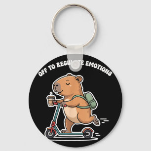 Chaveiro Fora para regular emoções capivara engraçada em sc