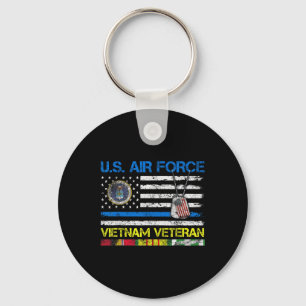 Chaveiro Força Aérea Americana Vietnam Veteran, Usaf Vetera