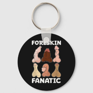 Chaveiro Foreskin Fanatic Funny Girls Trip Gag Adult Memóri
