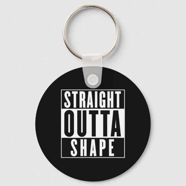 Chaveiro Forma de Saída de hetero - Workout Engraçado (Frente)