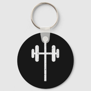 Chaveiro Formação Cruzada de Barbel Pocket Exercício Cristã