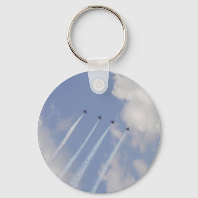 Chaveiro Formação de Jato Militar de Aeronaves (Frente)
