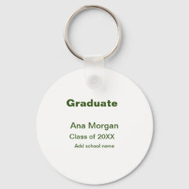 Chaveiro Formando adicionar nome da escola classe de nome s