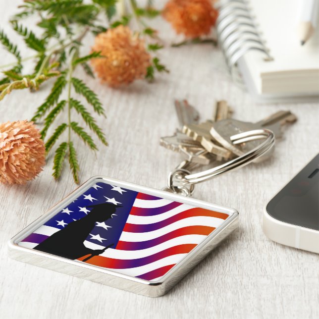 Chaveiro Formando#-Chaveiro Quadrado Premium (Lateral)