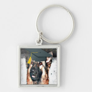 Chaveiro Formando do German shepherd de Cadeia de Chaves
