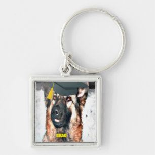 Chaveiro Formando do German shepherd de Cadeia de Chaves