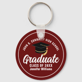 Chaveiro Formando Personalizado 2025 para Formatação Branca