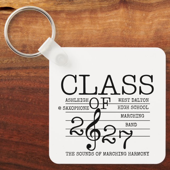 Chaveiro Formandos da Banda Marcial da Turma de 2027 Inspir (Frente)