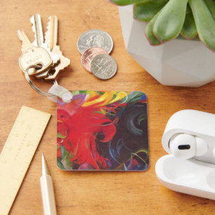 Chaveiro Formas de Luta de Franz Marc, Arte Fino Antigo