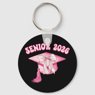 Chaveiro Formatura 2026 Rosa Coquette Bow Cap Cl De 2026 Gr