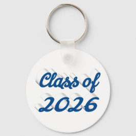 Chaveiro Formatura da turma de 2026 em azul script