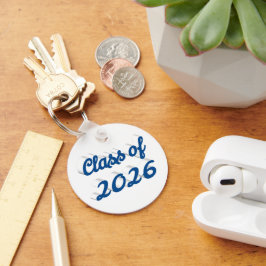 Chaveiro Formatura da turma de 2026 em azul script