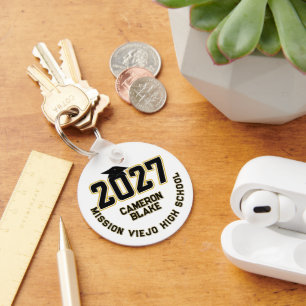 Chaveiro Formatura da turma de 2027 de Letterman em foto