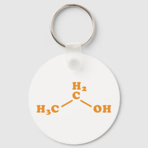 Chaveiro Fórmula Química Molecular De Etanol E Álcool