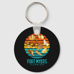 Chaveiro Fort Myers Flórida Conchas Oceânicas Novidade 