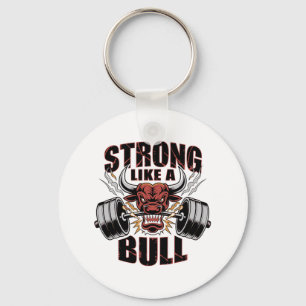 Chaveiro Forte Como Um Bodybuilding Touro Poderoso 5