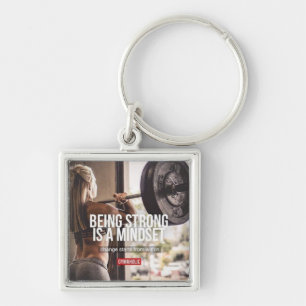 Chaveiro Forte Mindset - Inspiração Malhação feminina