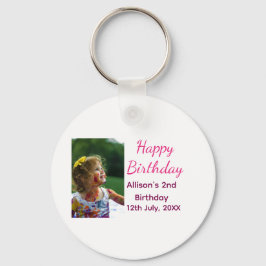 Chaveiro Foto: Apelido clássico moderno data feliz aniversá