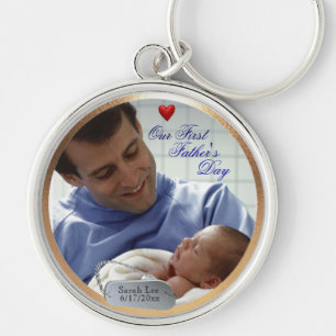 Chaveiro Foto customizável nossa corrente chave do primeir